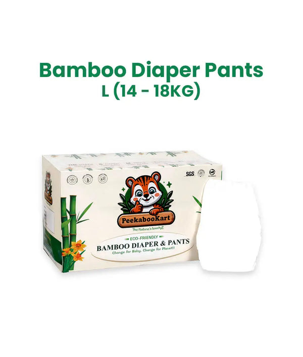 Bamboo Diaper Pants L (Large) | 14 - 18KG | 24 Pcs