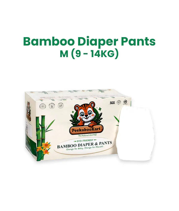 Bamboo Diaper Pants M (Medium) | 9 - 14KG | 26 Pcs